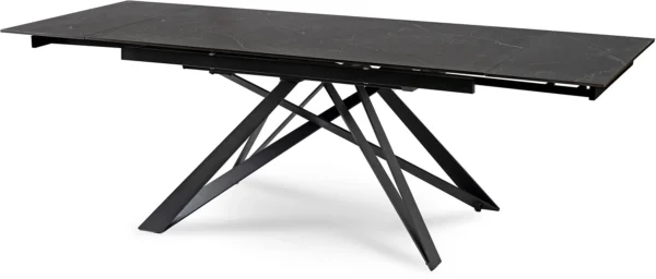 product-2907-8 MAXIME Masă extensibilă din ceramică 160-240 cm Marmură neagră