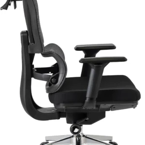 Scaun pivotant ergonomic DELSIN, negru
