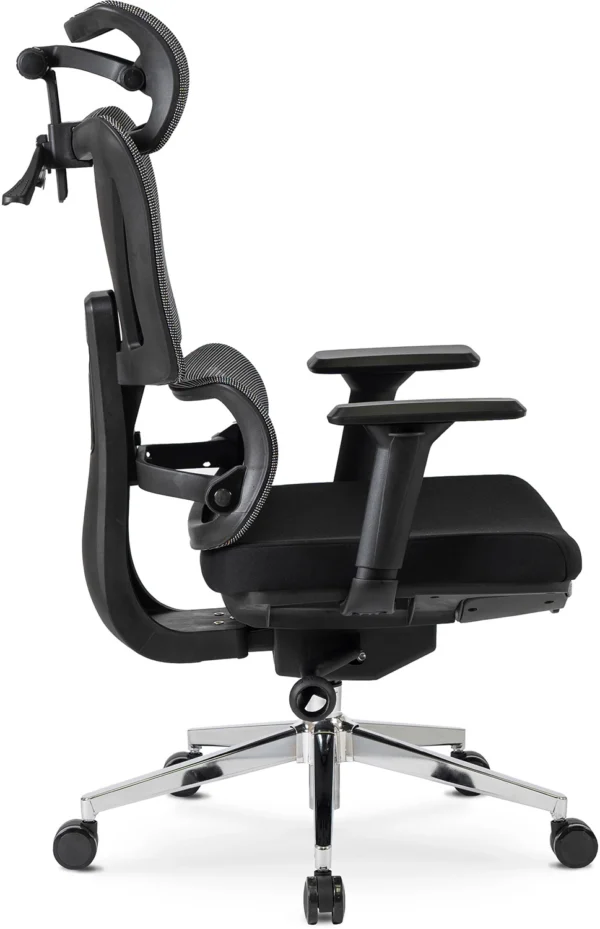 Scaun pivotant ergonomic DELSIN, negru