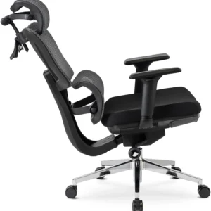 Scaun pivotant ergonomic DELSIN, negru