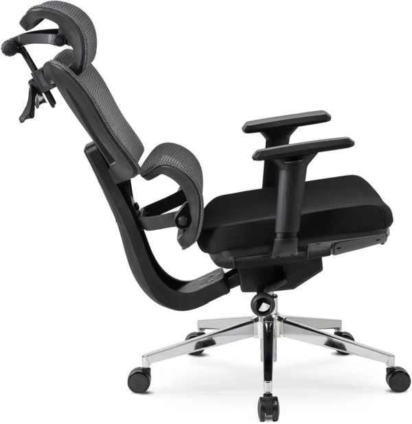Scaun pivotant ergonomic DELSIN, negru