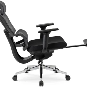 Scaun pivotant ergonomic DELSIN, negru