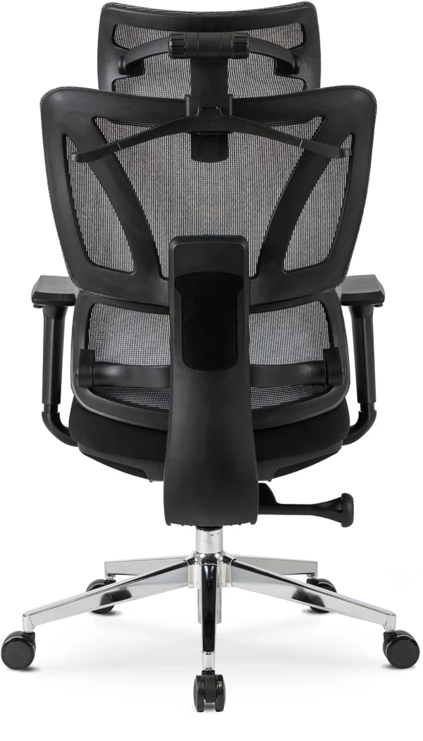 Scaun pivotant ergonomic DELSIN, negru