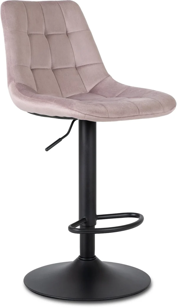 Hocker ARCOS 2 Velur roz — MOBILA