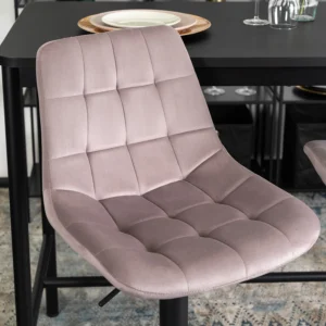 Hocker ARCOS 2 Velur roz — MOBILA