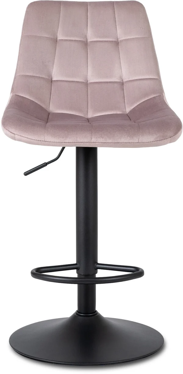 Hocker ARCOS 2 Velur roz — MOBILA