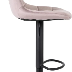 Hocker ARCOS 2 Velur roz — MOBILA