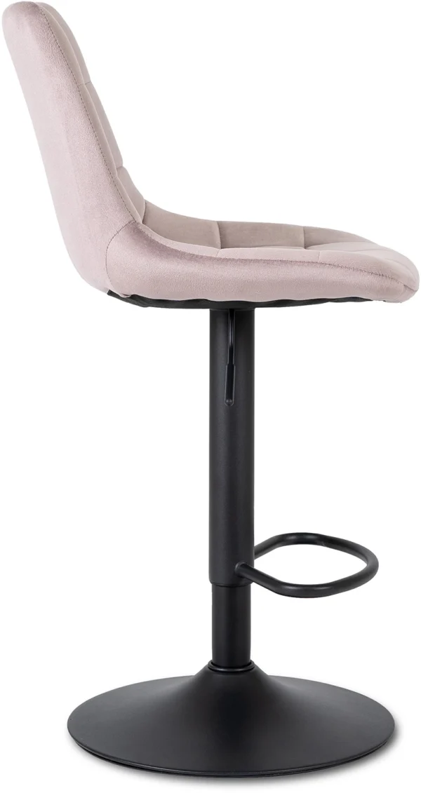 Hocker ARCOS 2 Velur roz — MOBILA