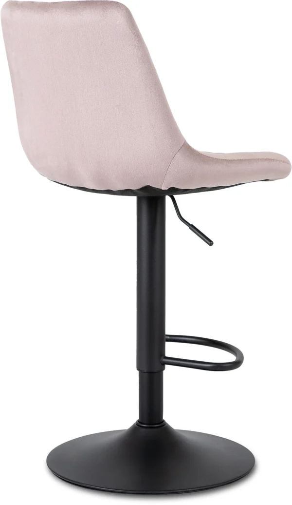 Hocker ARCOS 2 Velur roz — MOBILA