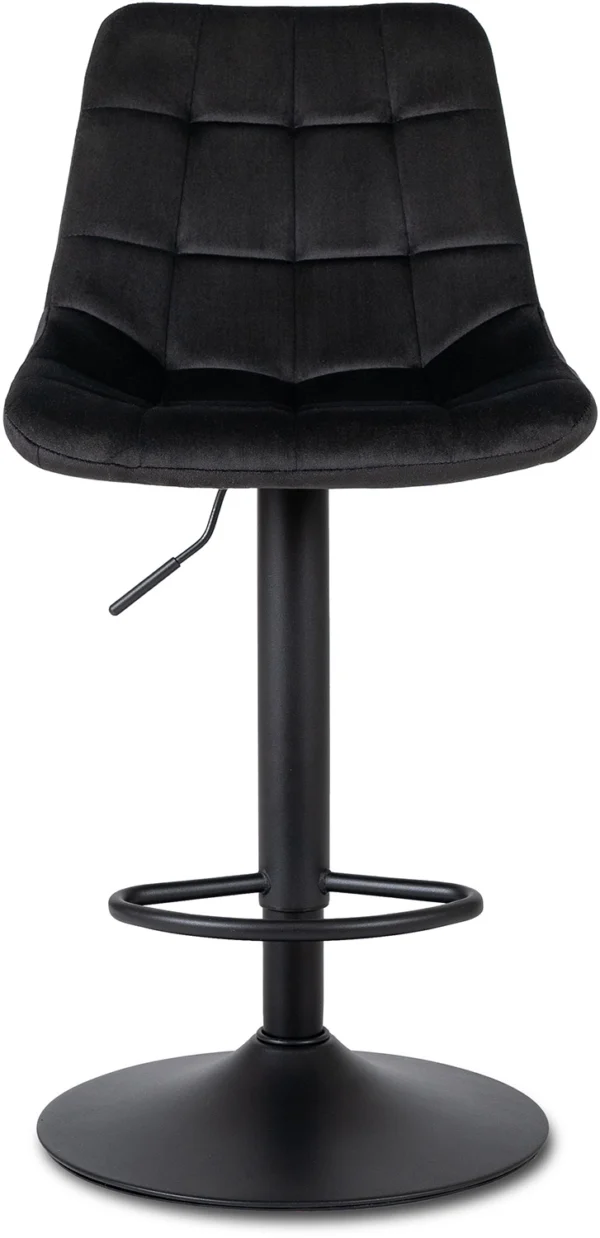 product-2923-1 ARCOS 2 Hocker Velur negru — MOBILA