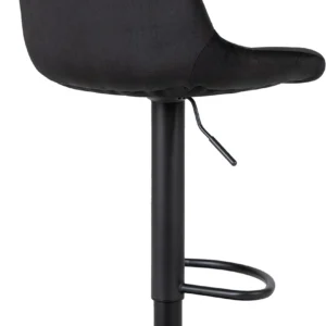 product-2923-2 ARCOS 2 Hocker Velur negru — MOBILA