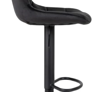 product-2923-3 ARCOS 2 Hocker Velur negru — MOBILA