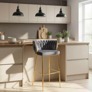 product-2926-0-1 Hocker FLORES 2 Gri Velur — MOBILA