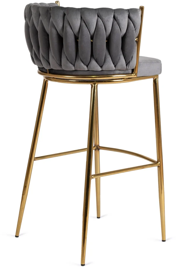 product-2926-2 Hocker FLORES 2 Gri Velur — MOBILA
