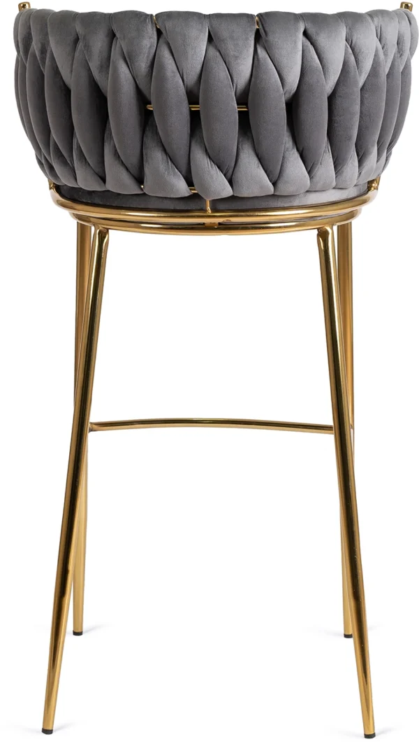 product-2926-4 Hocker FLORES 2 Gri Velur — MOBILA