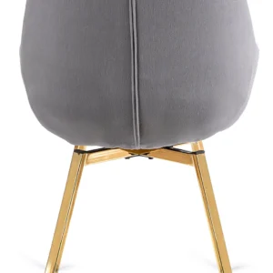 Scaun pivotant MIA, velur gri