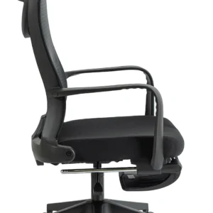 product-2928-2 Fotoliu pivotant ACTON Ergonomic Negru — MOBILA