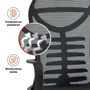 product-2928-7 Fotoliu pivotant ACTON Ergonomic Negru — MOBILA