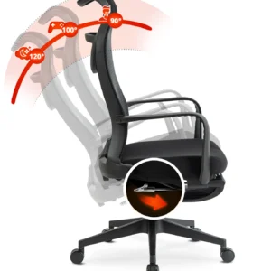 product-2928-9 Fotoliu pivotant ACTON Ergonomic Negru — MOBILA