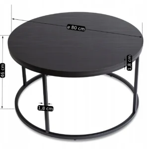 Masă AMON MAX, negru