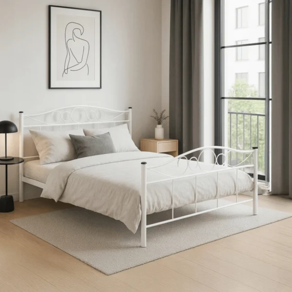 Pat metalic GRIFFIN 120x200 Alb