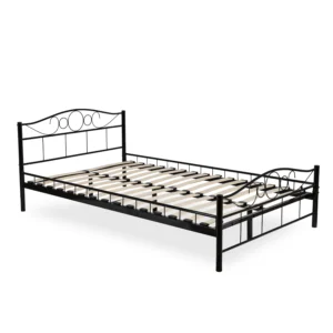 Pat metalic GRIFFIN 120x200 Negru