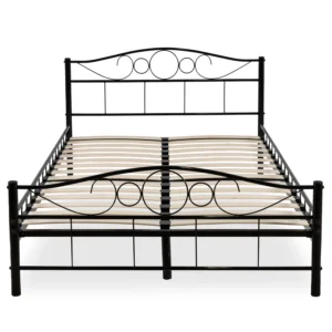 Pat metalic GRIFFIN 120x200 Negru