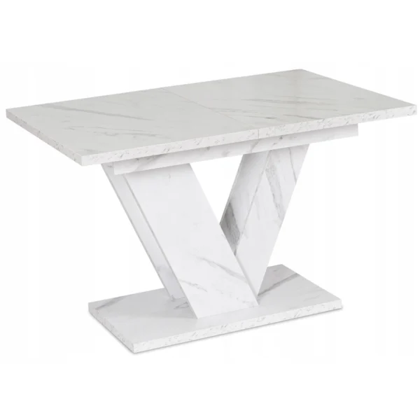 product-2944-0 CLARK Masă pliantă 120-160 cm Marmură albă — Mese