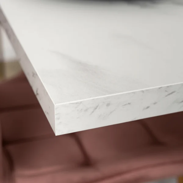 product-2944-4 CLARK Masă pliantă 120-160 cm Marmură albă — Mese