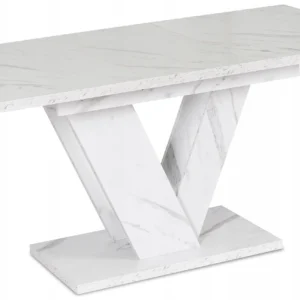 product-2944-5 CLARK Masă pliantă 120-160 cm Marmură albă — Mese