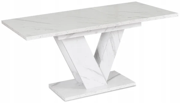 product-2944-5 CLARK Masă pliantă 120-160 cm Marmură albă — Mese