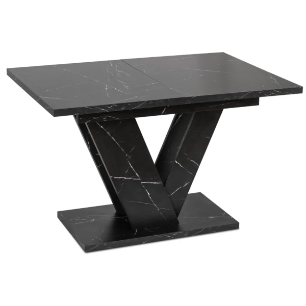 product-2948-0 CLARK Masă extensibilă 120-160 cm Marmură neagră — Mese