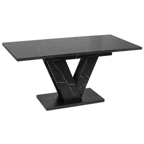 product-2948-5 CLARK Masă extensibilă 120-160 cm Marmură neagră — Mese
