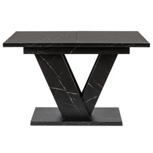 product-2948-6 CLARK Masă extensibilă 120-160 cm Marmură neagră — Mese