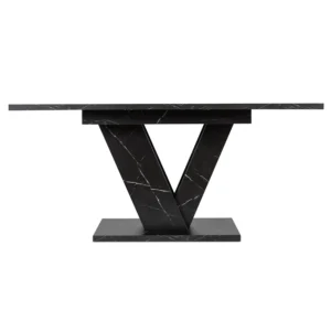 product-2948-7 CLARK Masă extensibilă 120-160 cm Marmură neagră — Mese