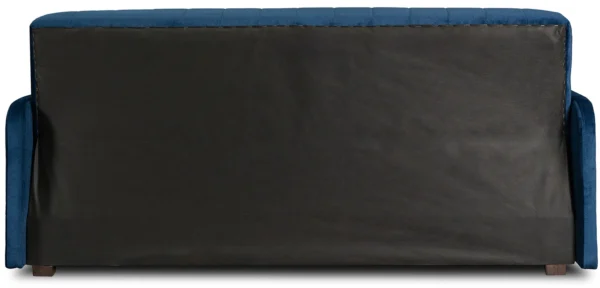 Canapea extensibilă PORTO din velur albastru închis