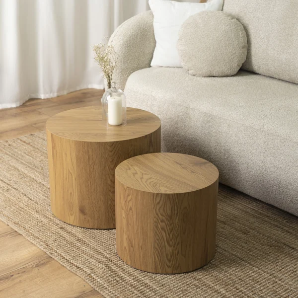 product-2959-0-1 Set de măsuțe LEILA din stejar natural — Măsuțe și banchete