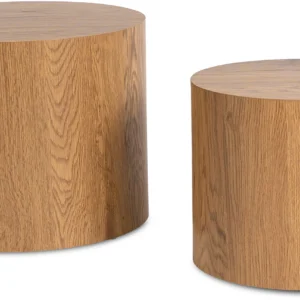 product-2959-5 Set de măsuțe LEILA din stejar natural — Măsuțe și banchete