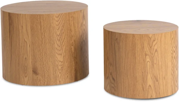 product-2959-5 Set de măsuțe LEILA din stejar natural — Măsuțe și banchete