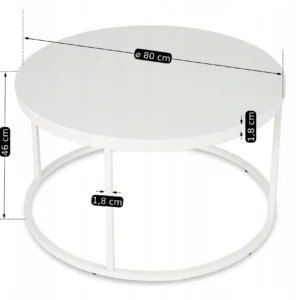 Masă ALICE MAX, albă