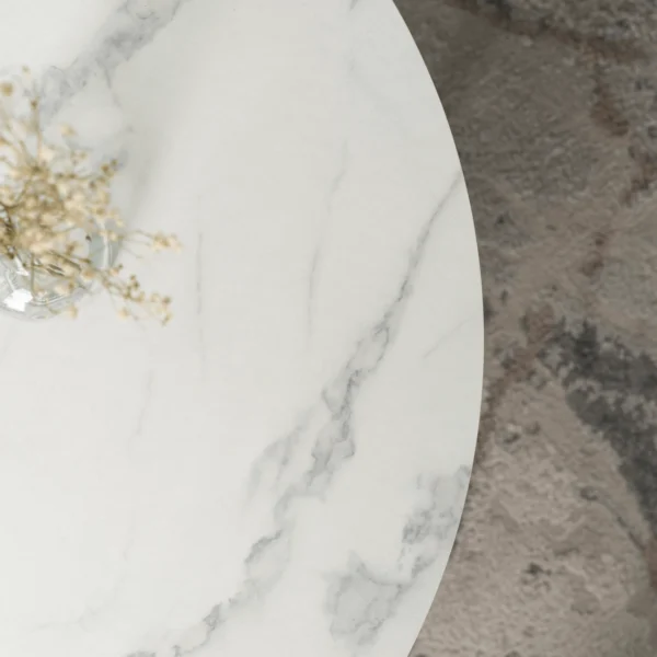 Masa AGNES MAX din marmură albă