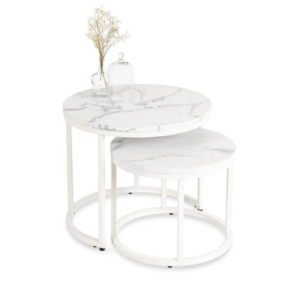 product-2966-0 Set de masă din marmură albă JOE