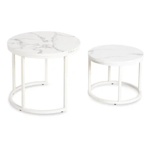 product-2966-10 Set de masă din marmură albă JOE