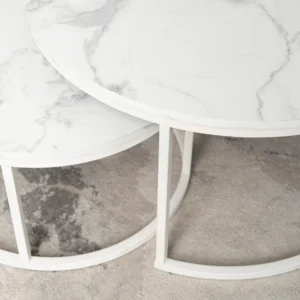 product-2967-4 Set de masă din marmură albă JOE MAX