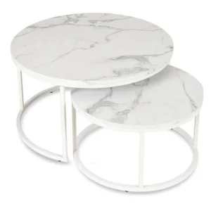 product-2967-5 Set de masă din marmură albă JOE MAX