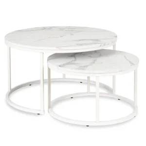 product-2967-7 Set de masă din marmură albă JOE MAX