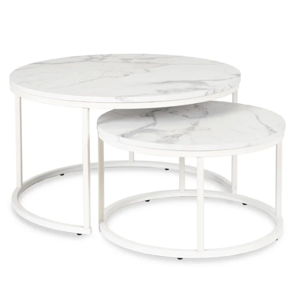 product-2967-7 Set de masă din marmură albă JOE MAX