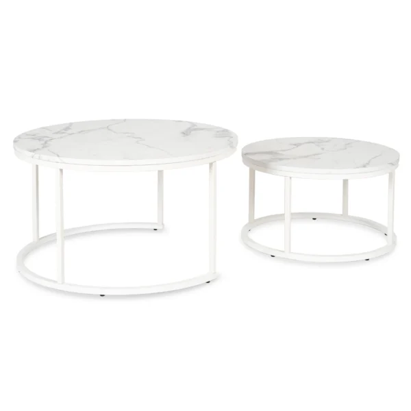 product-2967-8 Set de masă din marmură albă JOE MAX