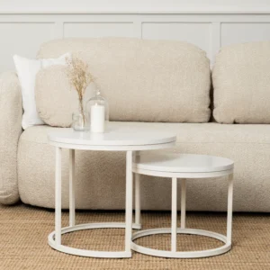 Set de masă JACK, alb