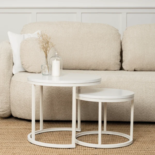 Set de masă JACK, alb